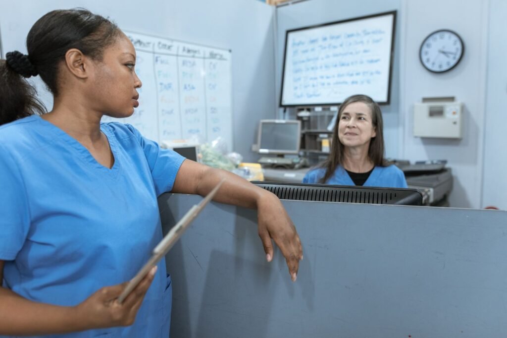 Profissional de saúde no hospital