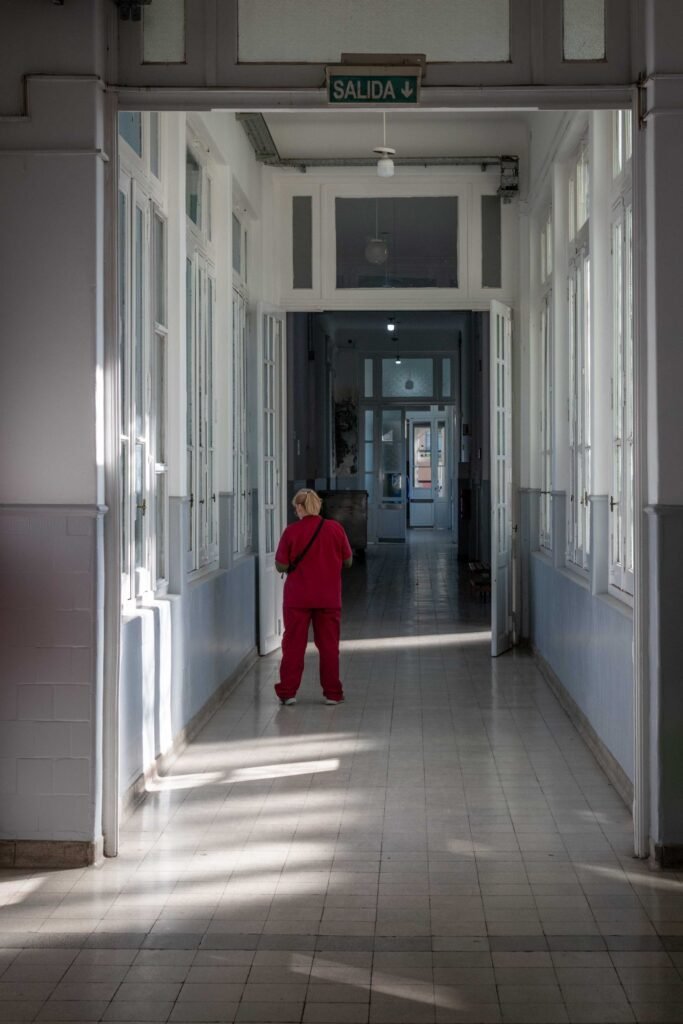 Corredor de hospital