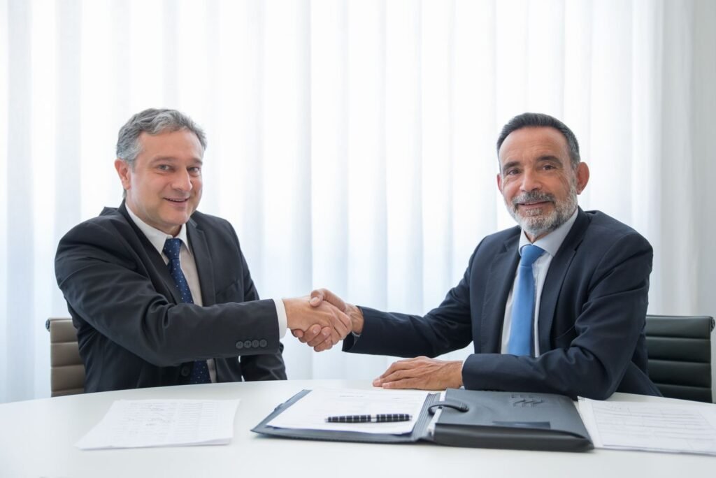 Empresários em reunião