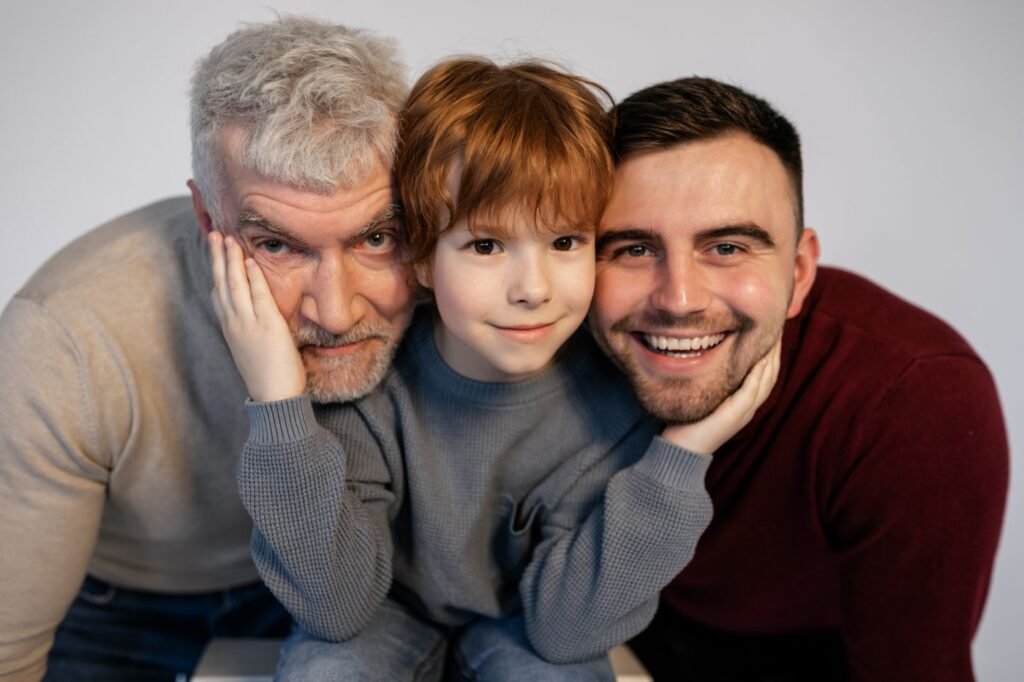 Família sorrindo