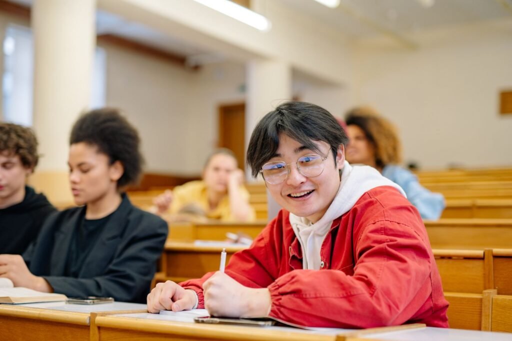 Jovem estudante