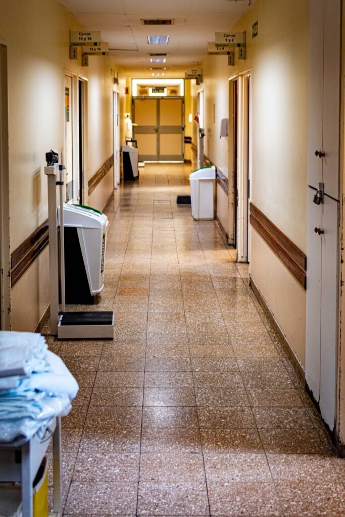 Corredor de hospital